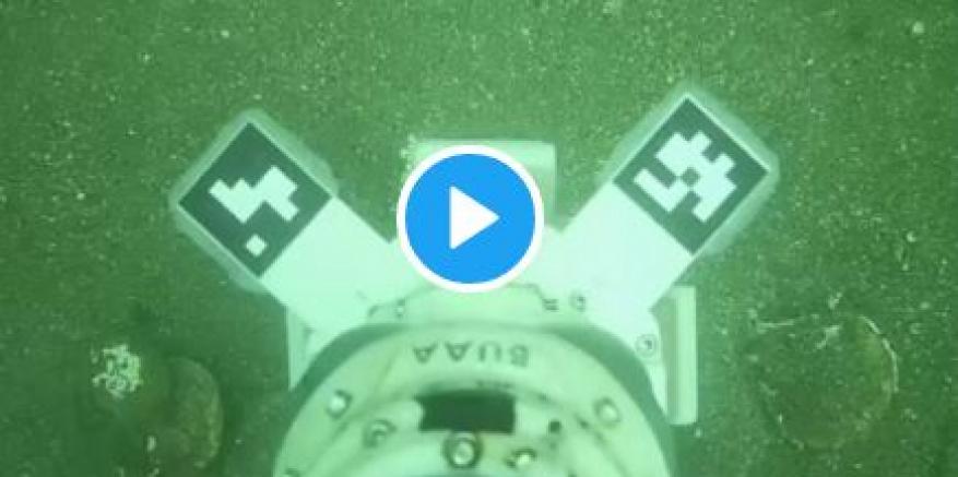 روبوتات صينية تتسابق تحت الماء.