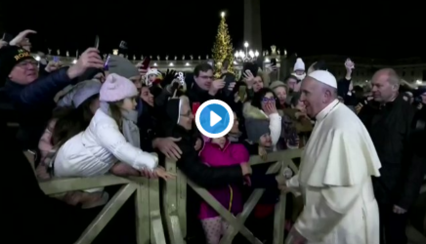 موقف محرج لبابا الفاتيكان في رأس السنة