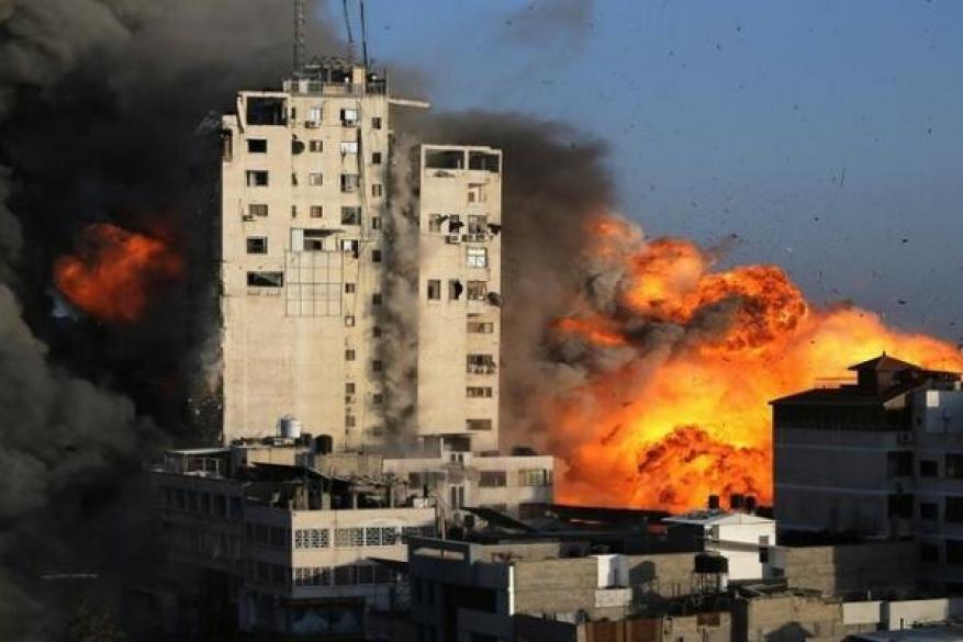 مرة يدين عدوان الاحتلال على مقرات وسائل الإعلام العاملة في غزة