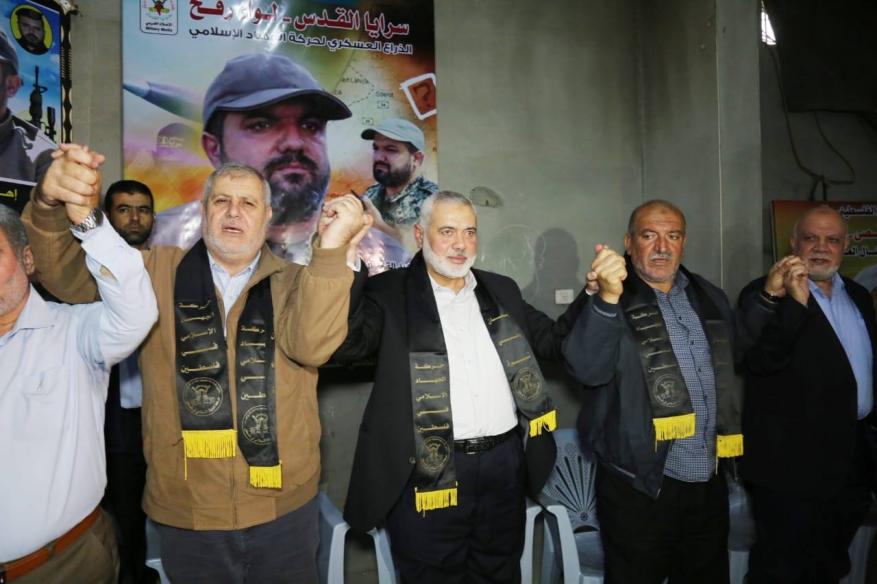 هنية: لا نساوم على دماء شهدائنا وقادتنا