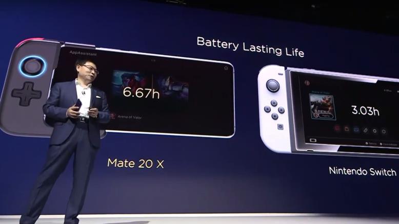 هواوي قدمت مايت 20 إكس كمنافس لمنصة ألعاب نينتندو سويتش
