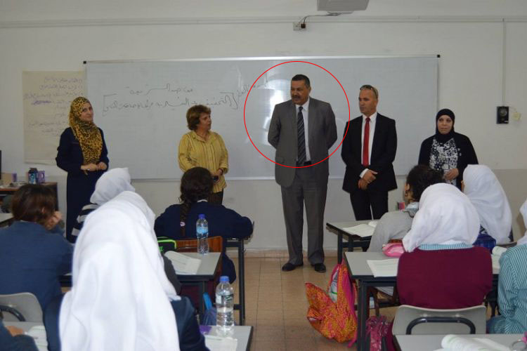 باسم عريقات في جولة تفقدية لإحدى المدارس برام الله